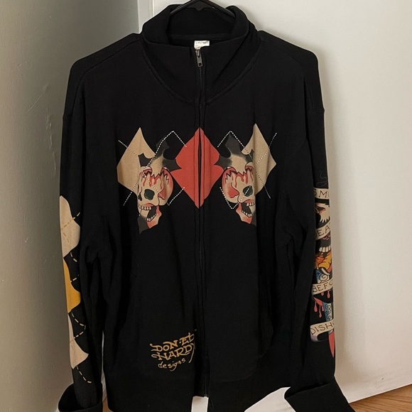 ed hardy zip sweater - Picture 2 of 5